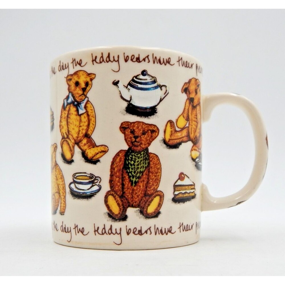 Ted-Tea by Paul Cardew Teddy Bear Coffee Mug Cup Picnic 10 Oz